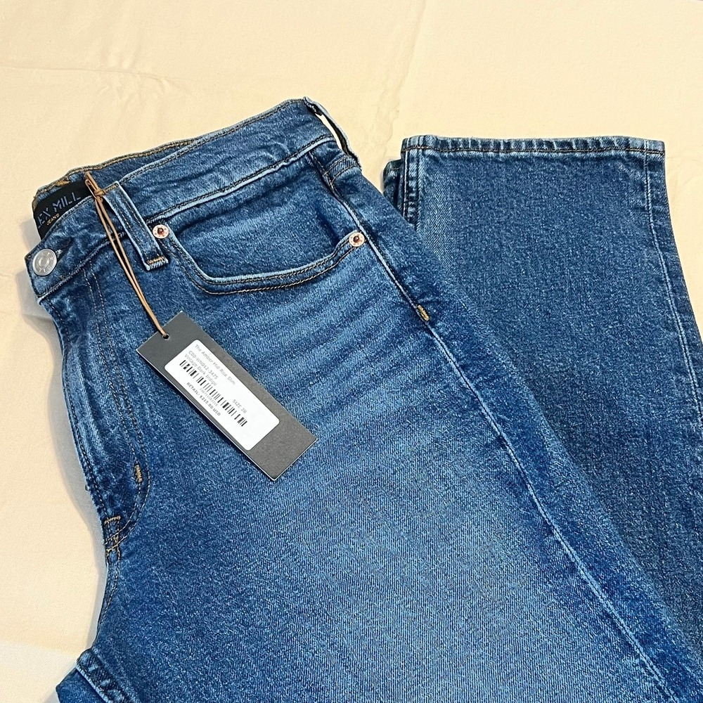 Alex Mill Amber Mid-Rise Slim Jeans Vintage‎ Dark Indigo Size 28 NWT Made in USA